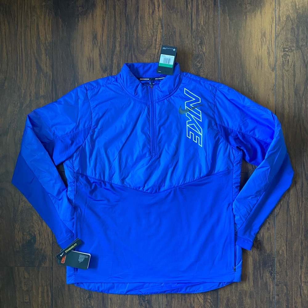 Nike Running Pullover Jacket BV5419 405 Mens Sz XL